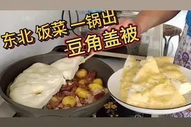 豆角盖被！东北饭菜一锅出！土豆长的太丑，疤瘌流星滴！但好吃！视频封面