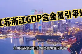 江苏浙江GDP含金量引争议：杭州宁波温州和苏州南京无锡谁更富？视频封面