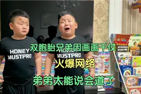 双胞胎兄弟因画画打架！火爆网络！后续来了！视频封面