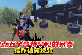 和平精英：盘点五个奇特罕见的另类操作搞笑视频！视频封面