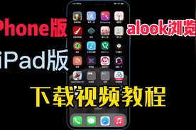 iPhone版苹果版iOS版iPad版alook浏览器下载视频教程！如何在iPho