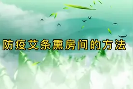 防疫艾条熏房间的方法，艾条消杀如何正确使用，居家熏艾方法视频封面