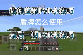 我的世界PVP小技巧:盾牌如何使用？CC教你。这是最后一期PVP视频