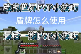 我的世界PVP小技巧:盾牌如何使用？CC教你。这是最后一期PVP视频视频封面