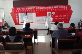 为党的二十大胜利召开，内蒙古通辽科左后旗[乌兰牧骑]下乡演唱。视频封面