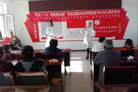 为党的二十大胜利召开，内蒙古通辽科左后旗[乌兰牧骑]下乡演唱。视频封面