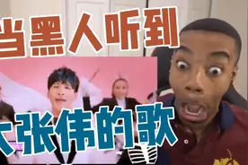 【当黑人听阳光彩虹小白马】大张伟海外最火的歌视频封面