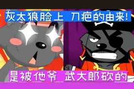 喜羊羊:没想到灰太狼脸上的刀疤竟然是他太爷爷砍的！视频封面