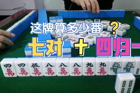 麻将：你绝对没有见过的豪华七对神操作，连对手都难以置信！视频封面
