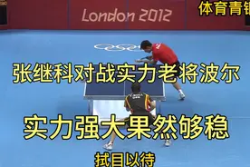 张继科对战实力老将波尔，新生代强者果然够稳刘国梁一点都不担心视频封面
