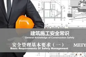 建筑施工安全常识——安全管理基本要求（一）视频封面