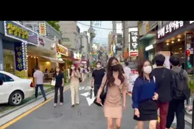 带你走进韩国:首尔江南富人区，美女豪车超出你的想相去看看(二)视频封面