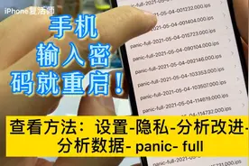 苹果手机输入密码就重启、复活师给大家慢慢揭开导致重启的面纱视频封面