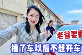 老爸撞车赔了1900元，面子上过不去，整天骑三轮车上班，车不开了视频封面