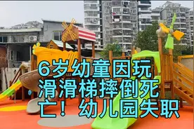 痛心！安徽6岁幼童玩滑滑梯摔倒死亡！幼儿园有不可推卸责任？视频封面