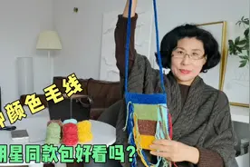 云姐的编织篇：用6种颜色毛线钩的明星同款包年轻人背了肯定好看视频封面