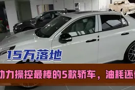 动力最强、操控最棒的5款轿车，零百加速不到8s，15万买车首选！视频封面