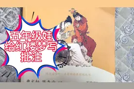 明明是学校的作业网友却说少不读红楼？五年级娃批注红楼梦遭非议视频封面