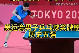 奥运会男子乒乓球奖牌榜历史五强视频封面