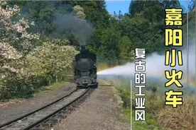 乐山犍为嘉阳小火车，蒸汽复古小火车，坐小火车，下矿井坐当当车视频封面