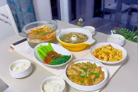 爱做饭的90后主妇，50元4菜一汤，荤素搭配，在家吃健康又营养视频封面
