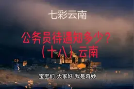 公务员待遇知多少？（十八）云南视频封面
