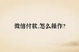 1分钟教你学会微信付款视频封面