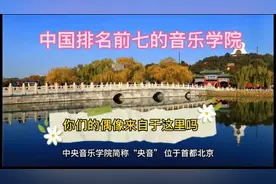 中国最顶尖的七家音乐学院，有没有你家乡的？你们偶像来自这里吗视频封面