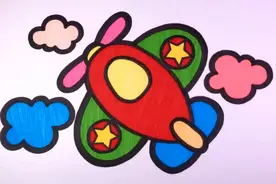 教孩子画飞机并涂色视频封面