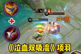 “泣血双吸流”项羽，一刀两段吸血，两刀就可以回满血的恶心玩法视频封面