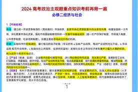 2024高考政治主观题重点知识考前冲刺背诵（7本书）视频封面