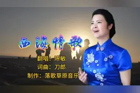 女中音陈敏翻唱《西海情歌》嗓音浑厚磁性、演唱伤感凄美！视频封面