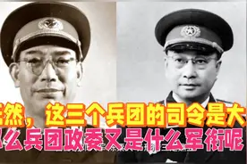 既然，这三个兵团的司令是大将，那么兵团政委又是什么军衔呢？视频封面
