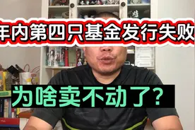 年内第四只基金发行失败，为啥卖不动了？视频封面