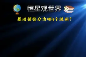 暴雨预警分为哪四个级别？视频封面