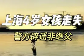 上海走失的四岁女童最新消息，警方已辟谣父亲并非继父视频封面