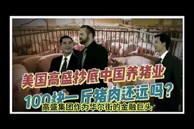 高盛资本在我国横行到如此地步，高盛犹太财阀们可以无孔不入视频封面