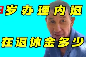 大爷59岁办理内退，今年65岁，看他现在每月领多少退休金视频封面
