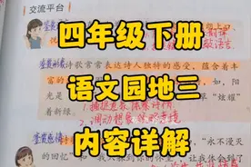 四年级下册：语文园地三中的阅读理解题型你知道吗？一起来盘点！视频封面