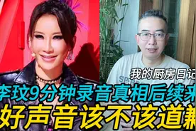 李玟9分钟录音真相后续来了，好声音该不该向她道歉视频封面