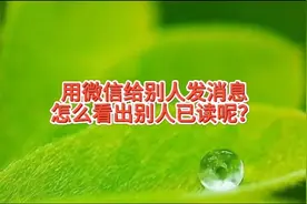 用微信给别人发消息怎么看出好友已经读了信息呢？企业微信新功能视频封面