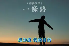 沧桑的浪漫，唱出了这首《一条路》的心声，走过你，走过我……视频封面