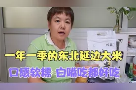 一年一季的东北延边大米 口感软糯 白嘴吃都好吃 ……视频封面