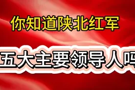 你知道陕北红军的五大主要领导人吗视频封面