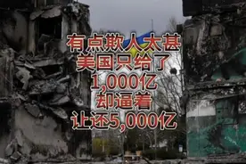 有些欺人太甚，美国只给了 1000亿，却逼着让还5000亿视频封面