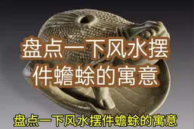 盘点风水摆件蟾蜍的寓意视频封面
