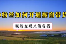 抖音如何0粉丝0作品开通橱窗？手把手教你选品挂车带货全流程