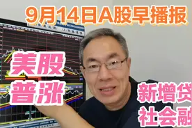 美股普涨中概股涨0.06%！美联储降息倒计时！社融和新增贷款拉胯视频封面