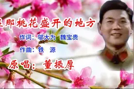 【歌配像欣赏】著名军旅歌唱家董振厚《在那桃花盛开的地方》视频封面