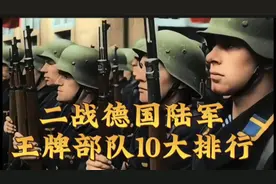 二战德国陆军，王牌部队10大排行！视频封面